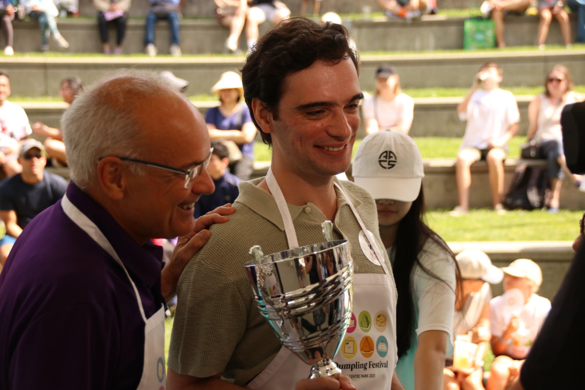 Dumpling Festival dumpling eating contest champ